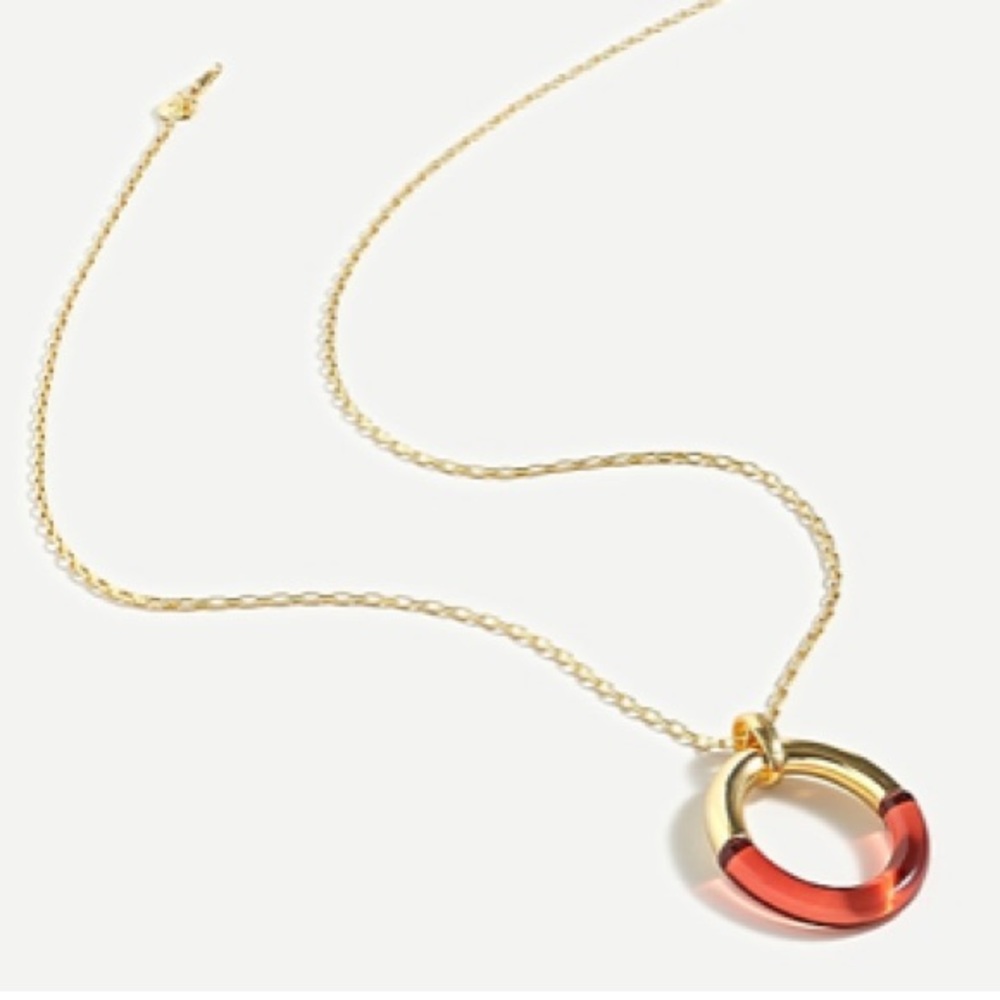 NWOT JCREW 24 inch gold plated necklace with adjustab…